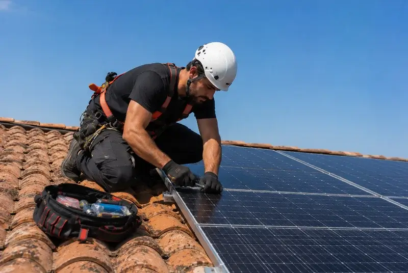 Maintenance et monitoring de panneaux solaires à Saint-Gilles