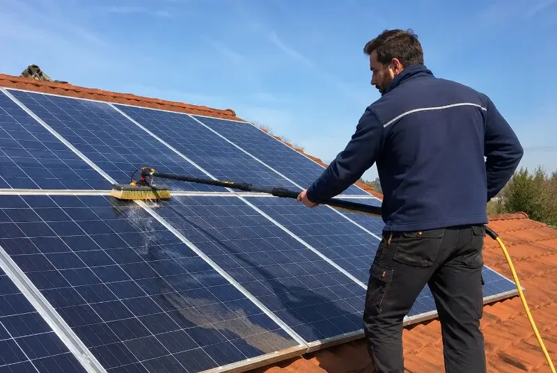 Nettoyage et entretien de panneaux solaires à Saint-Gilles